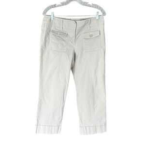 🔥FIRM🔥 Ann Taylor Loft Ankle - Capri Pants Tan-Khaki Size 8